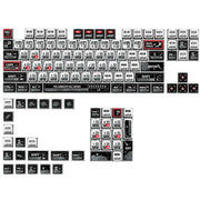 125-Key Transparent Anime Pudding Keycaps