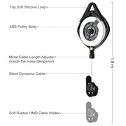 Retractable VR Cable Pulley System