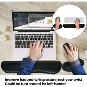Memory Foam Keyboard Wrist Set