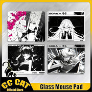 SORA Frosted Glass Gaming Mousepad