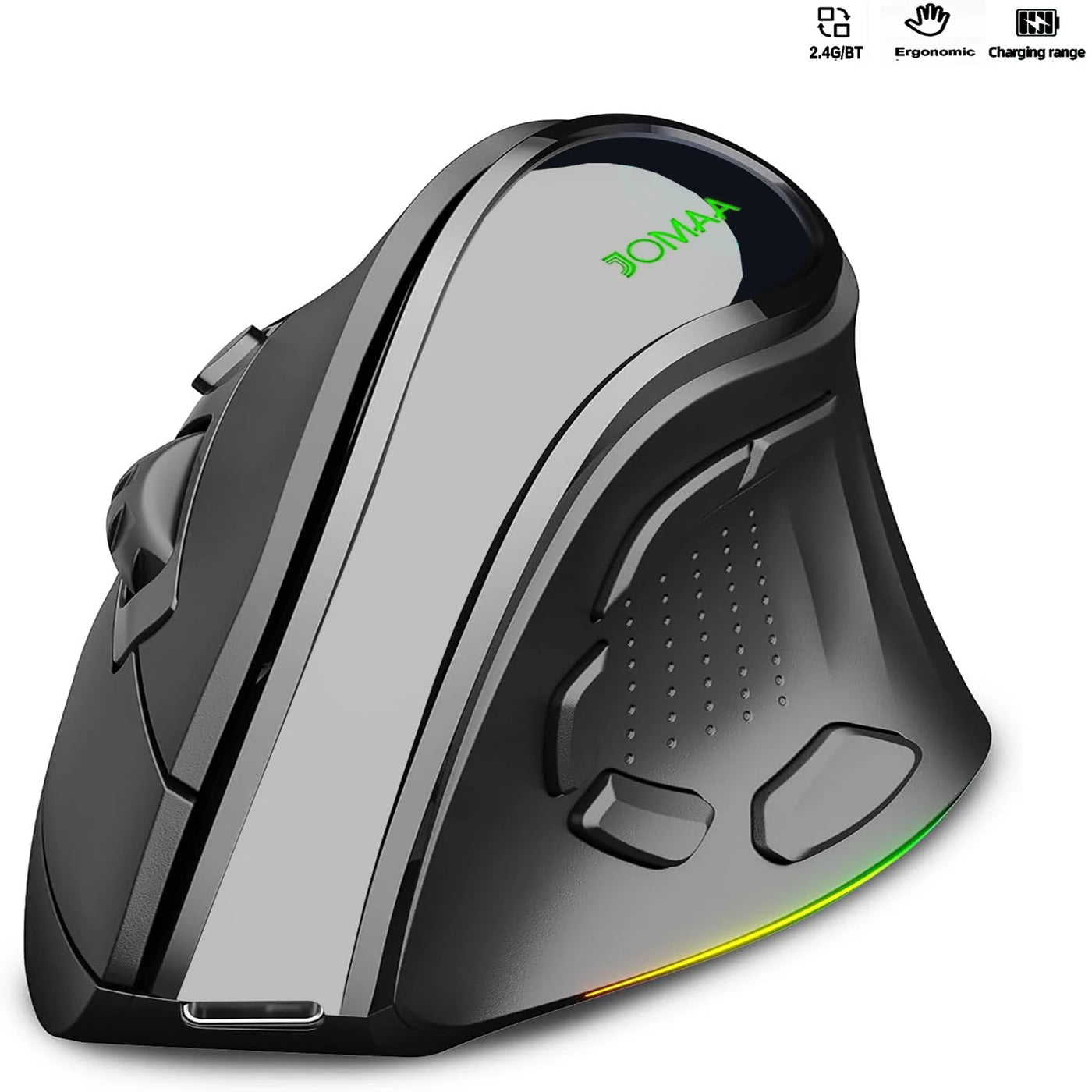 4000DPI Ergonomic Vertical Wireless Mouse