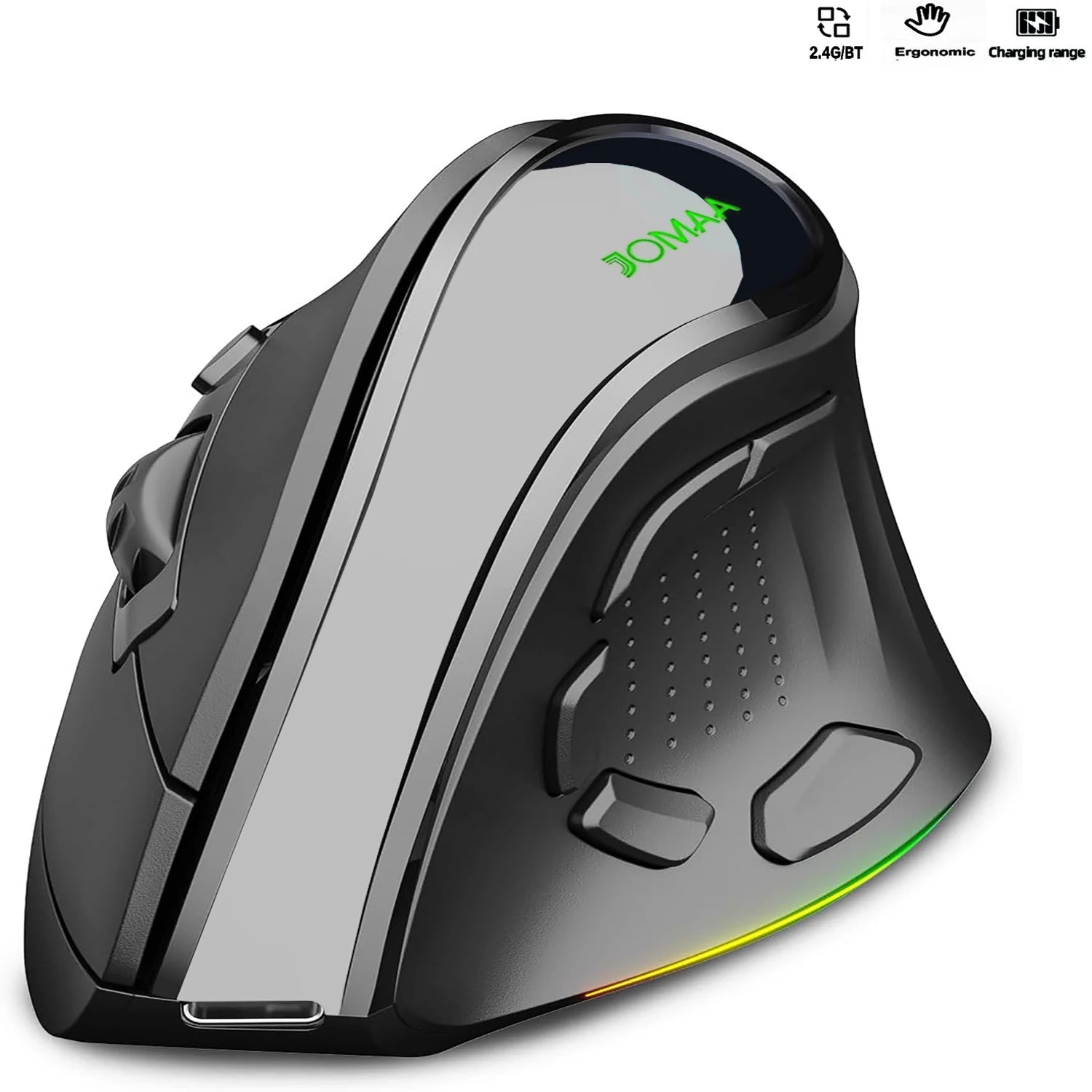 4000DPI Ergonomic Vertical Wireless Mouse