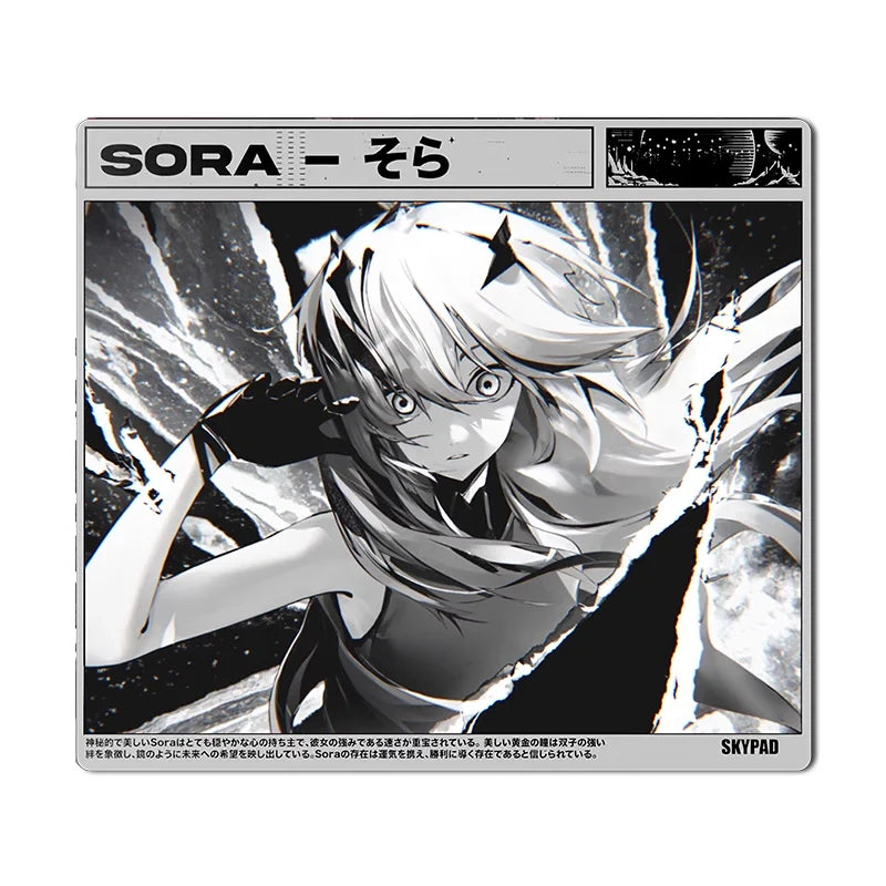 SORA Frosted Glass Gaming Mousepad