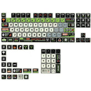 125-Key Transparent Anime Pudding Keycaps