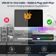 RGB Bluetooth Gaming Soundbar