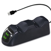 PS4 Controller Charger Dock,P4 Dual Controller Charging Station, PS4 Controller Accessories Black