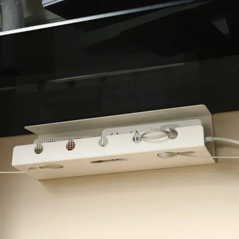 Clamp-On Under-Desk Cable Tray