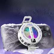 NEW Semiconductor Magnetic Clip Phone Cooler with Digital Display Temperature RGB Lights Compatible for Iphone Samsung Xiaomi