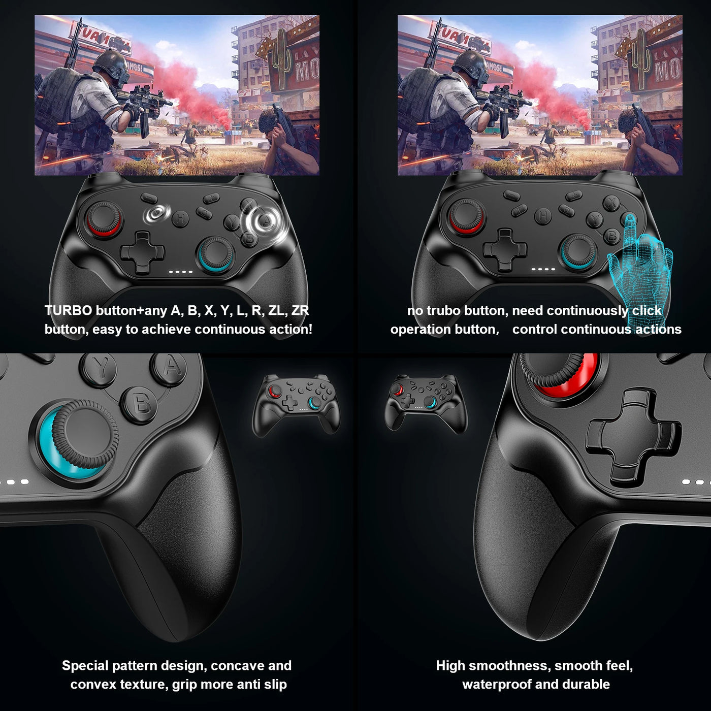 GAMROMBO Switch Gyro Wireless Controller