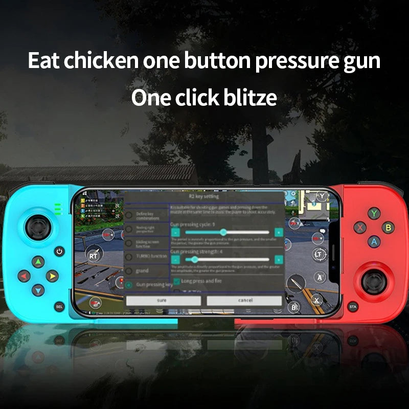 D3 Wireless Bluetooth 5.0 Game Controller Type-C Telescopic Gamepad Joystick For Android IOS for Switch PC Video Game Controller