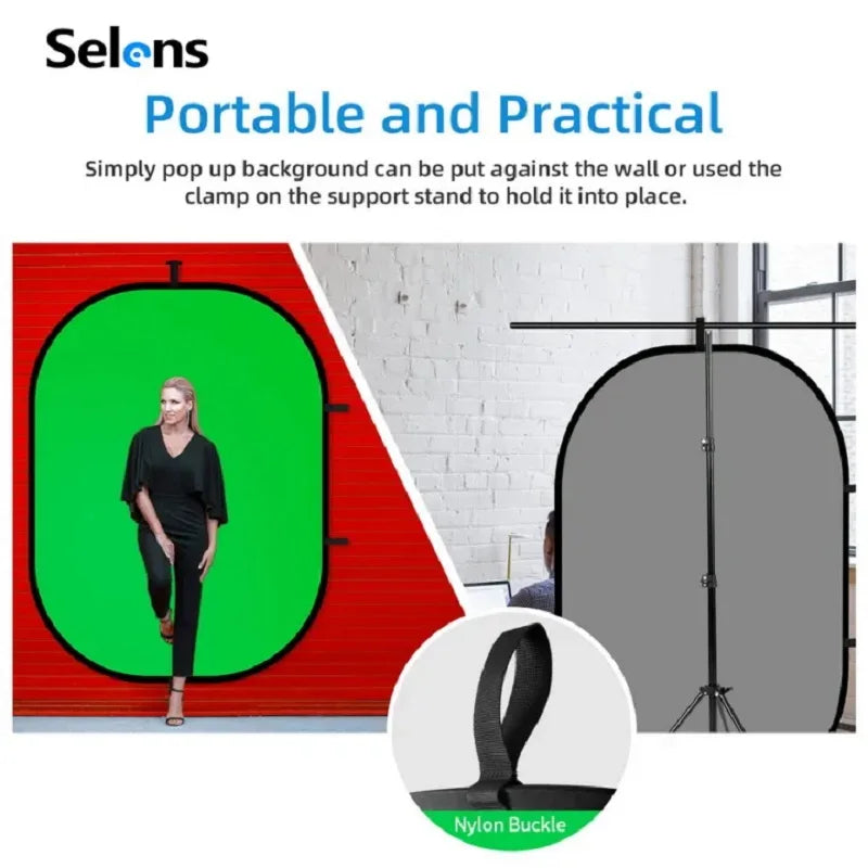 Selens Foldable Chromakey Backdrop Screen