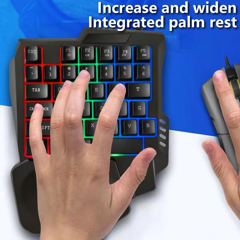 Compact 35-Key RGB Gaming Keyboard