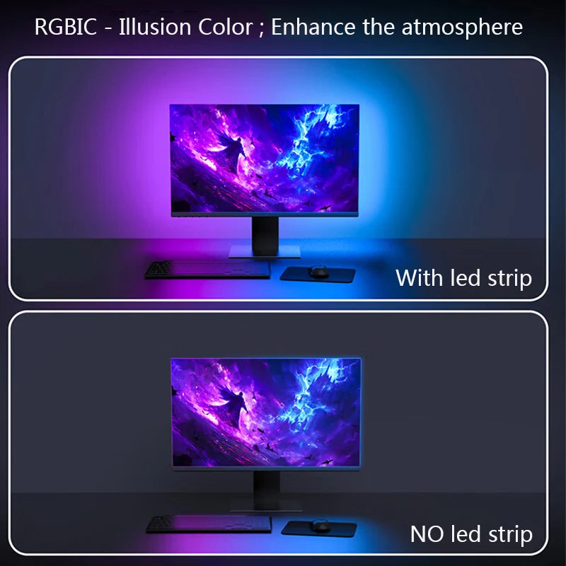RGBIC Monitor Sync Lighting