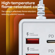 12-Port USB Charging Station