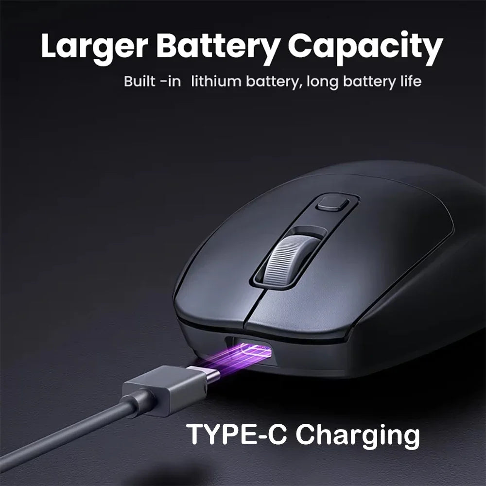 Bluetooth 5.2 Rechargeable Silent Mouse