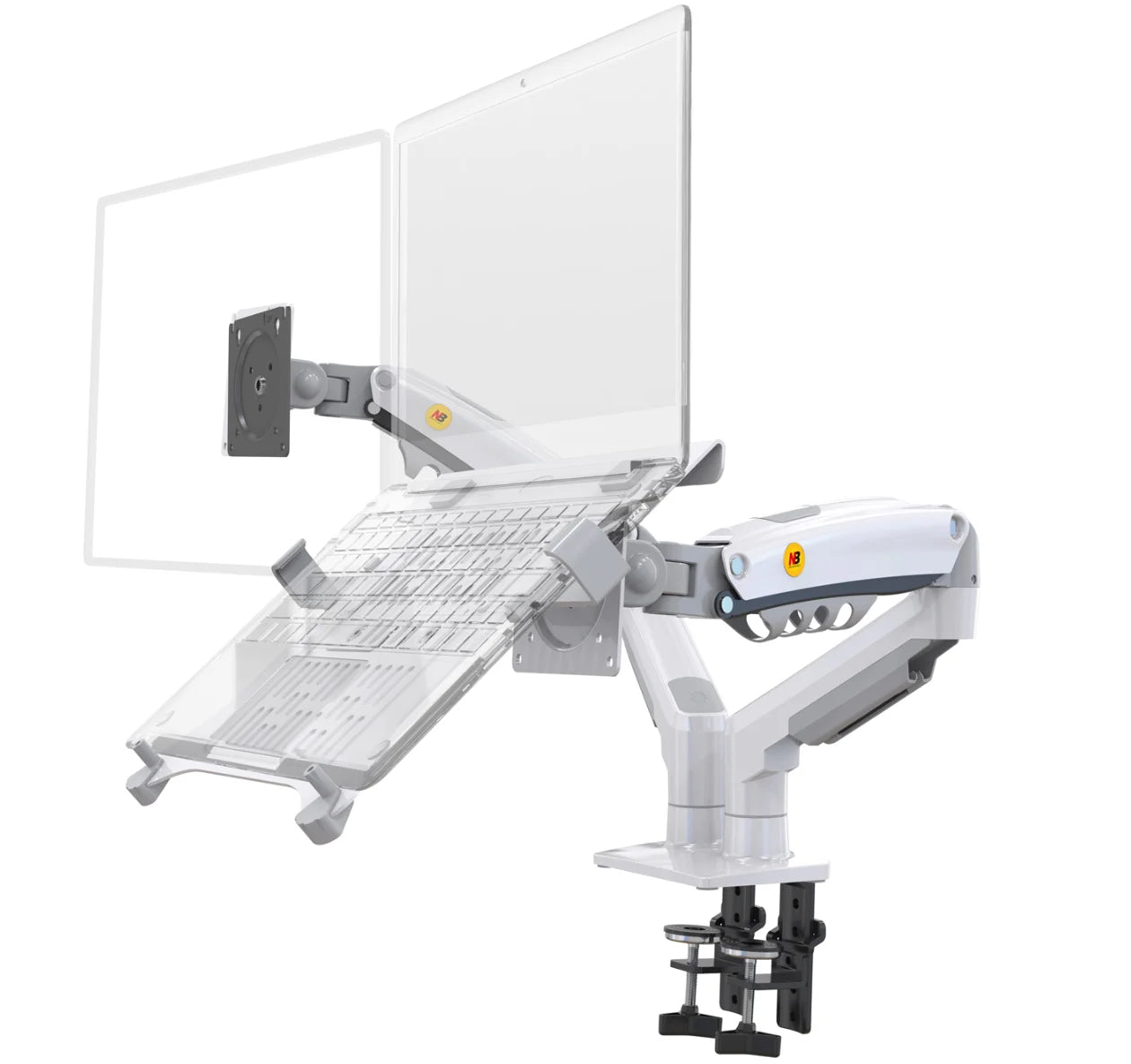 F160 Dual Monitor Laptop Arm