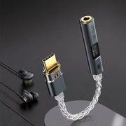 USB Type C to 3.5 mm Jack Adapter Headphone Amp HiFi DAC USB C Audio AUX Converter Decoder CX31993 MAX97220 PCM 32Bit 384KHz