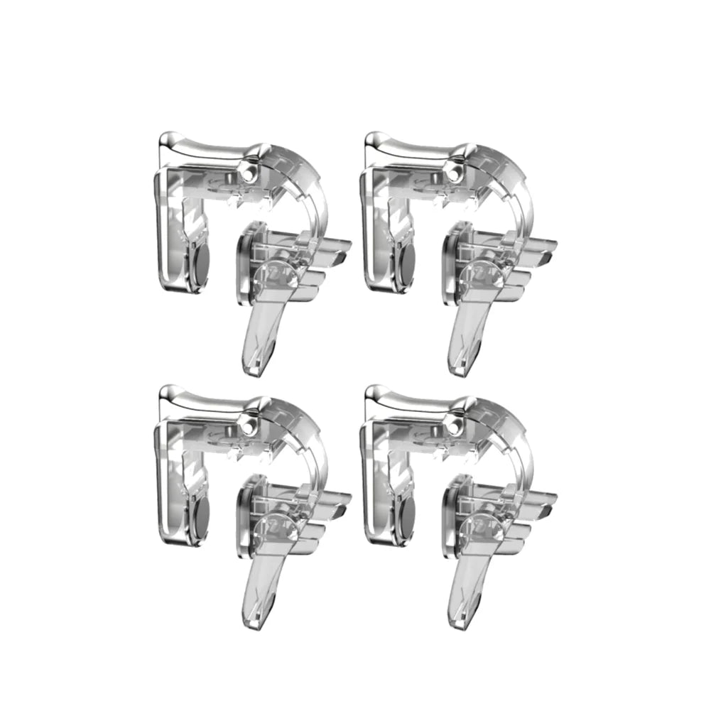 1Pair Game Trigger for PUBG Mobile Phone Controller Gamepad Joystick Shooting L1 R1 Key Button Cell Phones Gaming Accessories