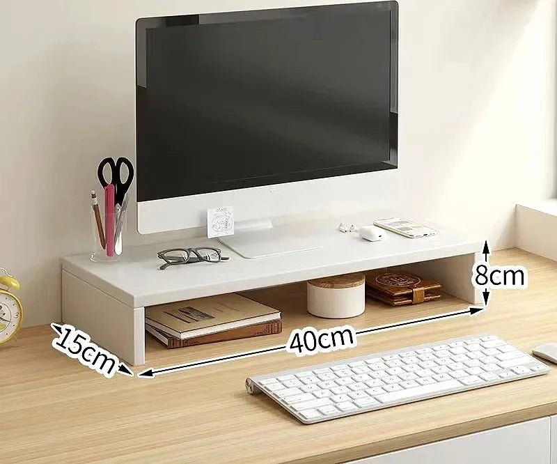Ergonomic Monitor Riser Organizer