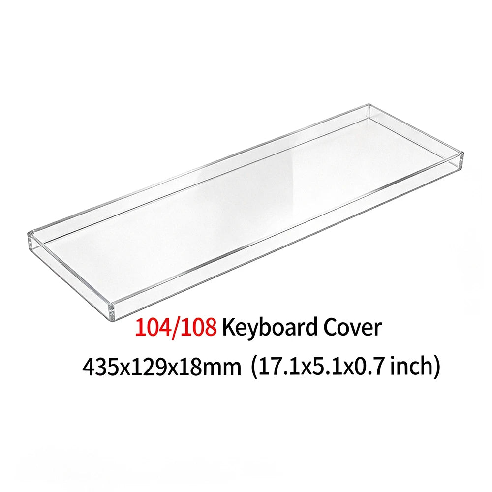 Clear Acrylic Keyboard Dust Cover