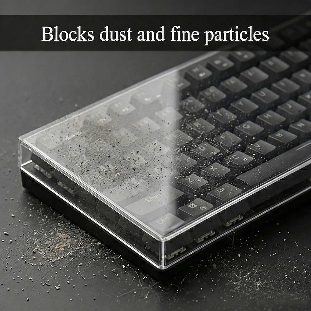 Clear Acrylic Keyboard Dust Cover