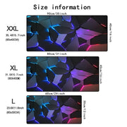 Geometric XXL Non-Slip Gaming Mousepad
