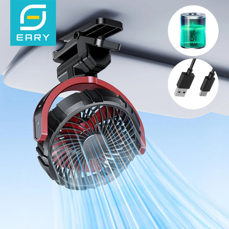 2000mAh Rechargeable Clip Fan