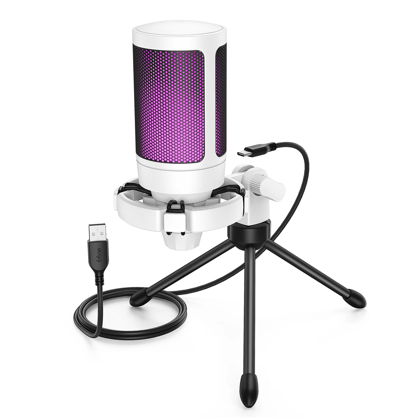 FIFINE A2 RGB Gaming Microphone