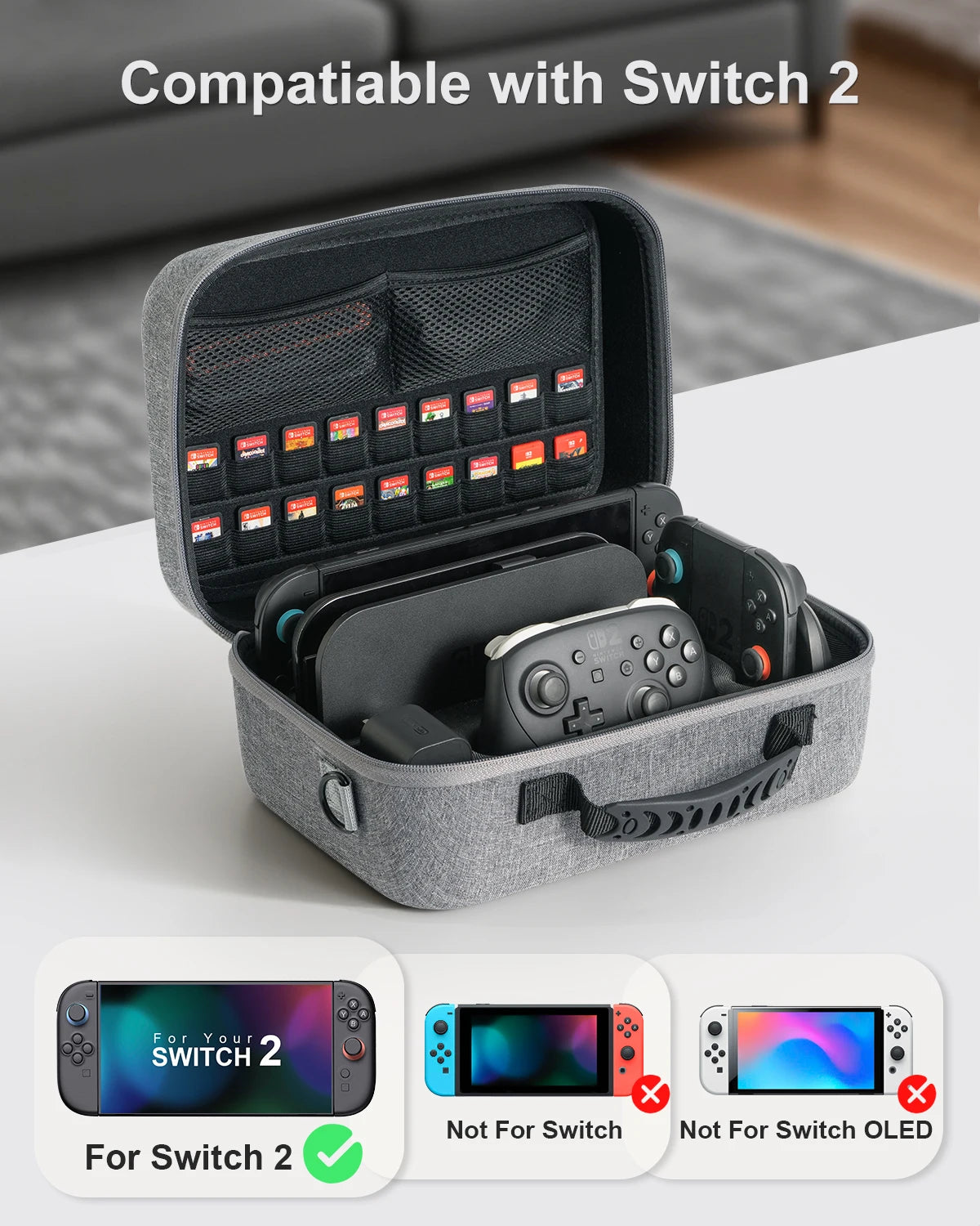 Switch 2 Nylon Travel Case