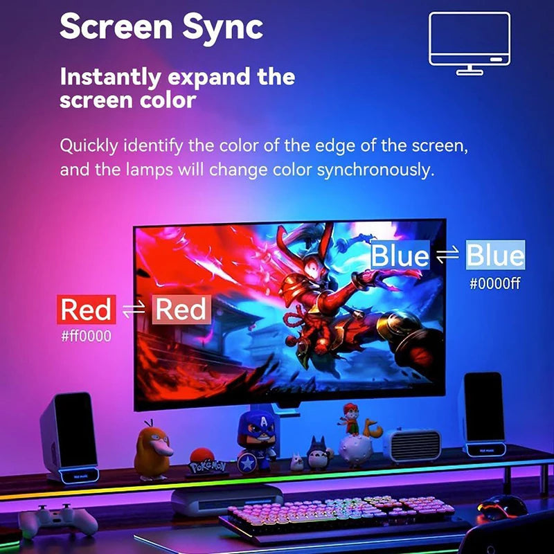 RGBIC Monitor Sync Lighting