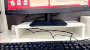 Ergonomic Monitor Riser Organizer