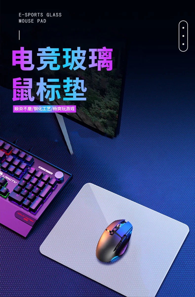 SORA Frosted Glass Gaming Mousepad