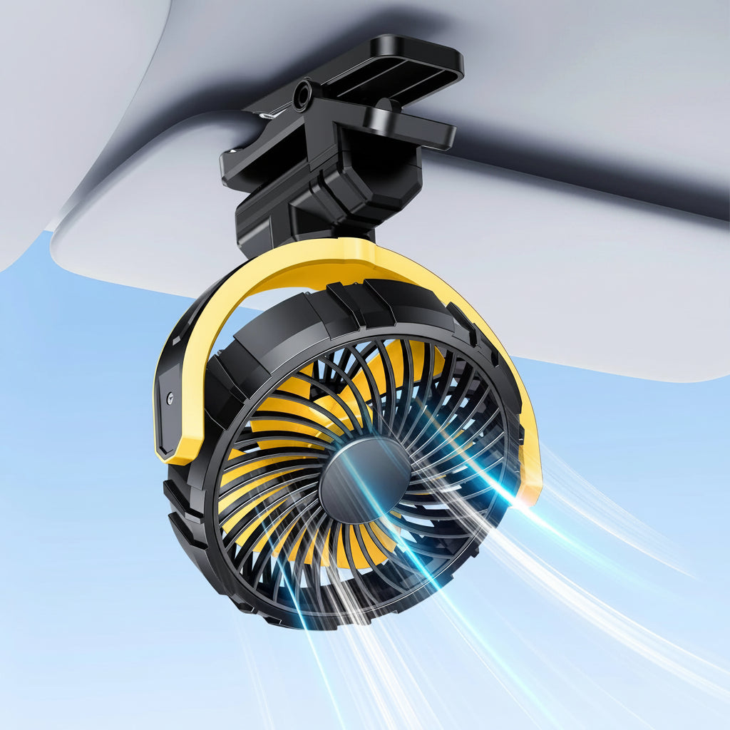 2000mAh Rechargeable Clip Fan