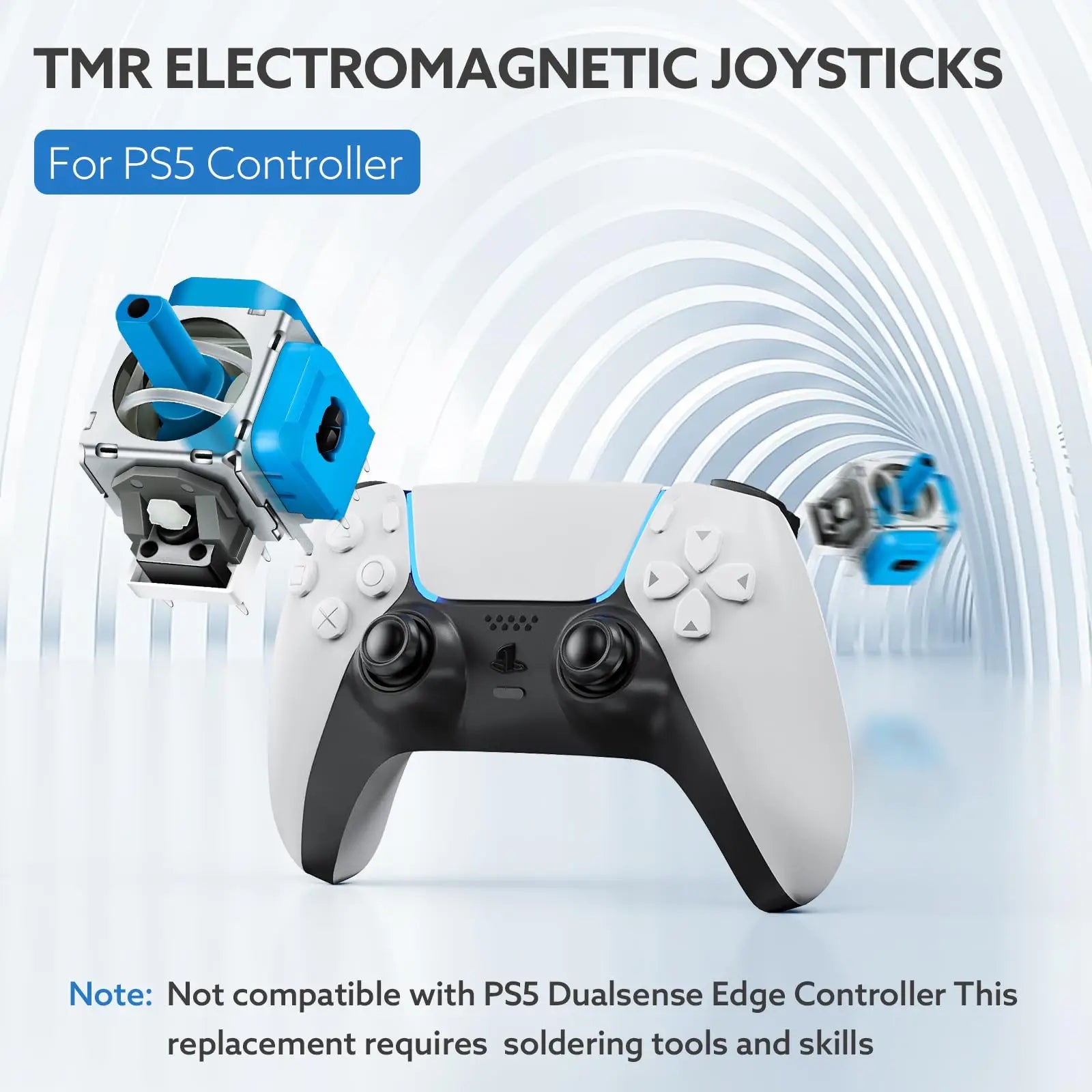 2/10 Pcs TMR Electromagnetic Joystick for PS5 Controller Gamepad 3D Analog Sensor Module Replacement Repair Parts Accessories
