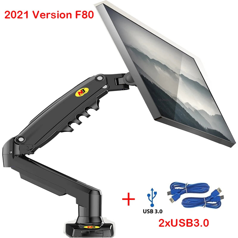 F80 Gas Spring Monitor Arm