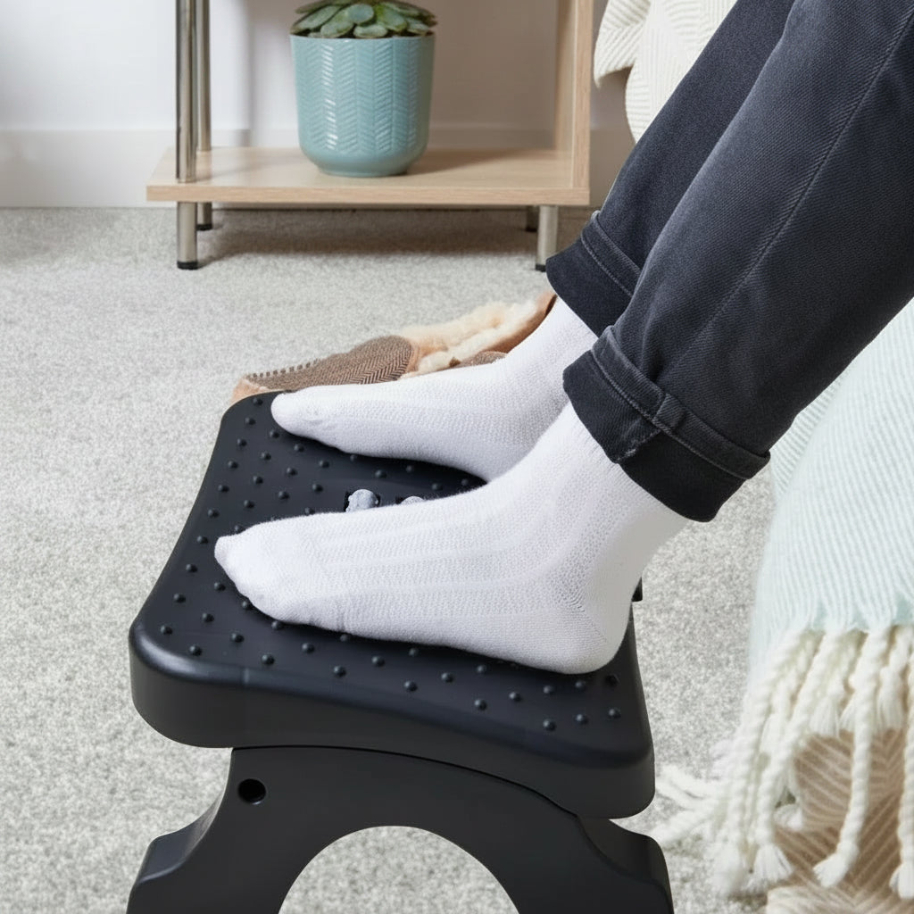 Adjustable Massage Desk Footrest