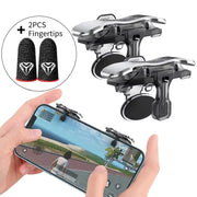 1Pair Game Trigger for PUBG Mobile Phone Controller Gamepad Joystick Shooting L1 R1 Key Button Cell Phones Gaming Accessories
