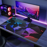 Geometric XXL Non-Slip Gaming Mousepad