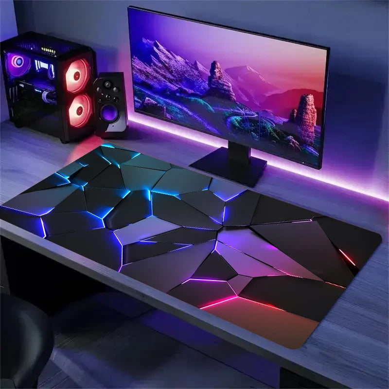 Geometric XXL Non-Slip Gaming Mousepad