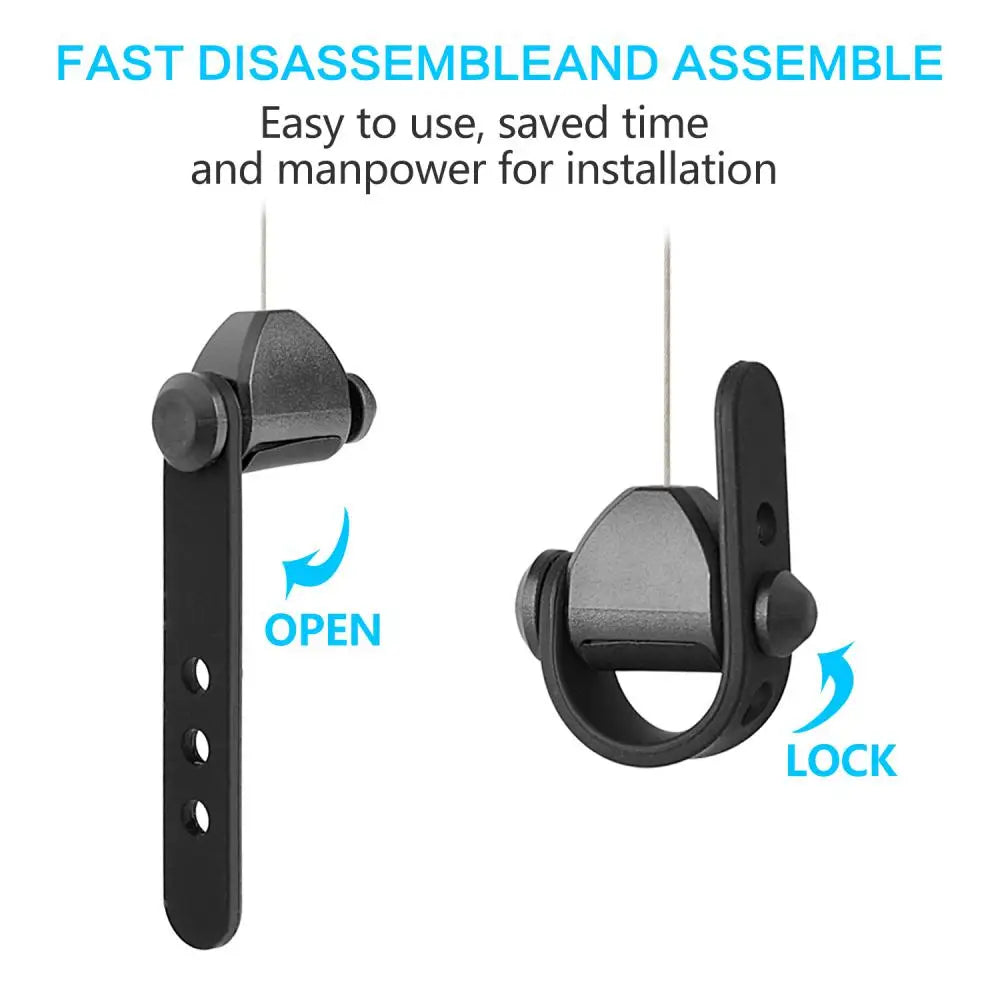Retractable VR Cable Pulley System