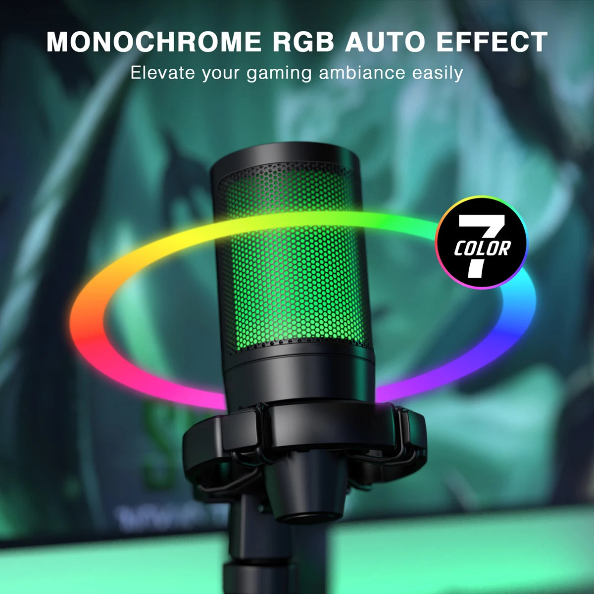 FIFINE A2 RGB Gaming Microphone