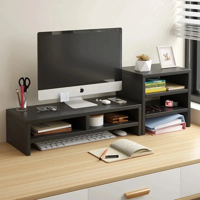 Ergonomic Monitor Riser Organizer