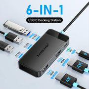 6-in-1 4K USB-C Hub