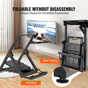 Foldable Adjustable Racing Wheel Stand