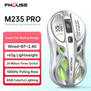 Tri-Mode Rechargeable RGB Gaming Mouse