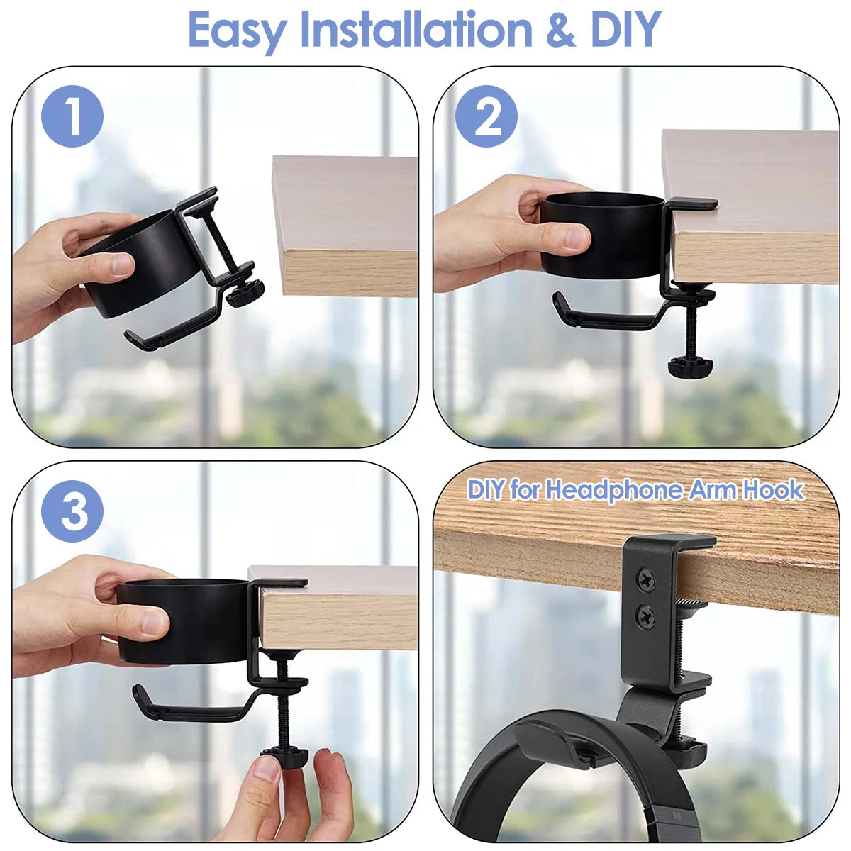 Rotating Desk Cup Holder