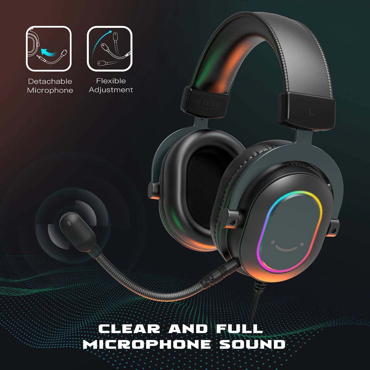 FIFINE 7.1 RGB Gaming Headset