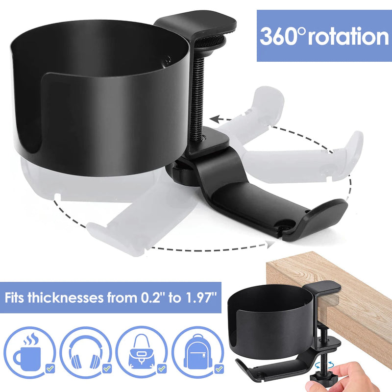 Rotating Desk Cup Holder