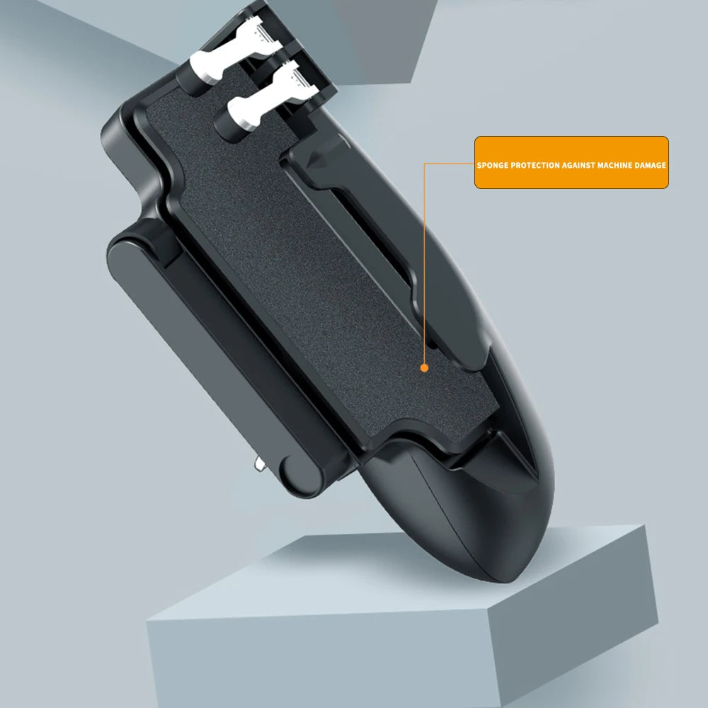 B29C-for PUBG Controller Six Finger Pubg Mobile Trigger Gamepad Grip L R Fire Aim Button Joystick for Ipad Tablet FPS Handle