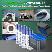 NOHON 1.5V Li-ion Rechargeable AA Batteries Bulk 3600mWh High Capacity Long Lasting AA AAA Battery Charging Battery Charger